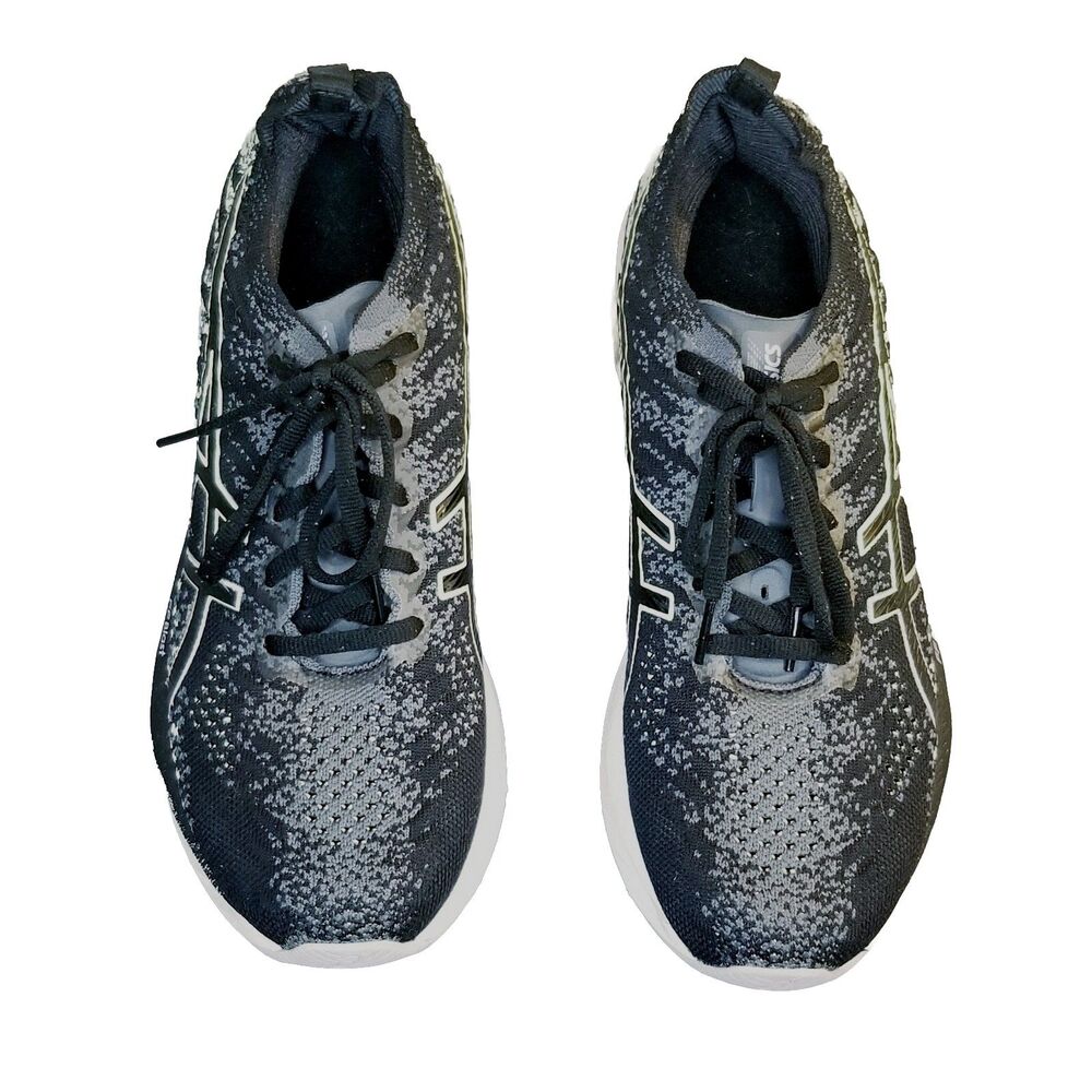 Asics Gel Kinsei Blast Women Size 10 Black Gray Running Shoes Sneakers 1012B068